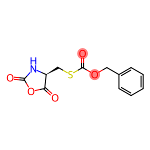 Carbonothioic acid, S-[[(4R)-2,5-dioxo-4-oxazolidinyl]methyl] O-(phenylmethyl) ester