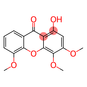 9H-Xanthen-9-one,1-hydroxy-3,4,5-trimethoxy-