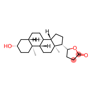 21-Norcholan-24-oic acid, 3,20-dihydroxy-, γ-lactone, (3β,5α)- (9CI)