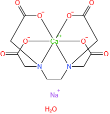 Calcium disodium edetate hydrate