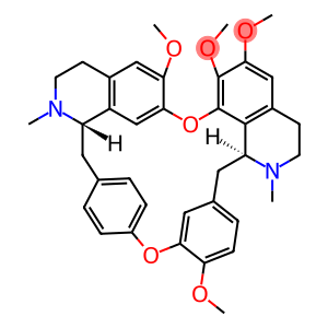rel-(11S,31S)-16,36,37,54-Tetramethoxy-12,32-dimethyl-11,12,13,14,31,32,33,34-octahydro-2,6-dioxa-1(7,1),3(8,1)-diisoquinolina-5(1,3),7(1,4)-dibenzenacyclooctaphane