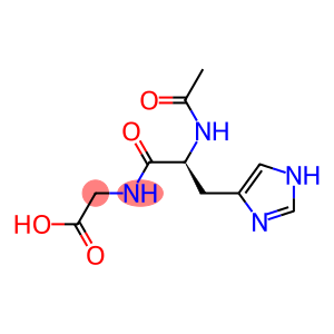 Glycine, N-acetyl-L-histidyl-