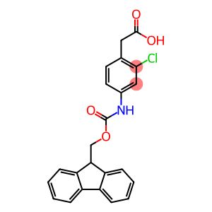 Benzeneacetic acid, 2-chloro-4-[[(9H-fluoren-9-ylmethoxy)carbonyl]amino]-