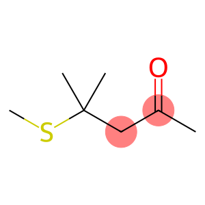 4-methyl-4-(methylthio)-2-pentanon