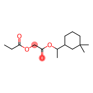 Acetic acid, 2-(1-oxopropoxy)-, 1-(3,3-dimethylcyclohexyl)ethyl ester