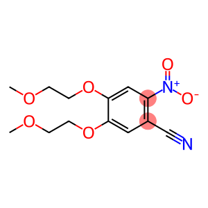 2-硝基-4,5-二-(2-甲氧基乙氧基)苯甲腈