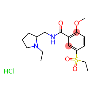 1-ethyl-2-({[5-(ethylsulfonyl)-2-methoxybenzoyl]amino}methyl)pyrrolidinium chloride