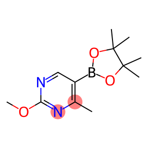 2-甲氧基-4-甲基-5-(4,4,5,5-四甲基-1,3,2-二氧硼杂环戊烷-2-基)嘧啶