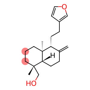 1-Naphthalenemethanol, 5-[2-(3-furanyl)ethyl]decahydro-1,4a-dimethyl-6-methylene-, (1R,4aS,5R,8aS)-