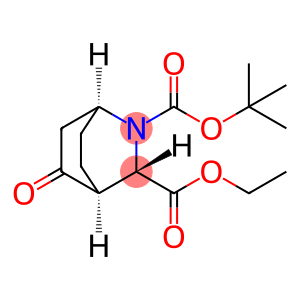 O2-tert-butyl O3-ethyl (1S,3S,4S)-5-oxo-2-azabicyclo[2.2.2]octane-2,3-dicarboxylate