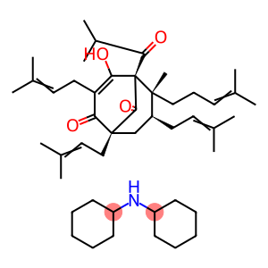 N-cyclohexylcyclohexanamine,(1R,5R,6R,7S)-2-hydroxy-6-methyl-1,3,7-tris(3-methylbut-2-enyl)-6-(4-methylpent-3-enyl)-5-(2-methylpropanoyl)bicyclo[3.3.1]non-2-ene-4,9-dione