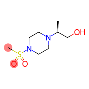 1-Piperazineethanol, β-methyl-4-(methylsulfonyl)-, (βS)-