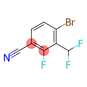 4-bromo-3-(difluoromethyl)-2-fluorobenzonitrile