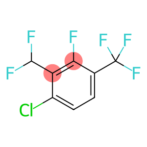 1-Chloro-2-(difluoromethyl)-3-fluoro-4-(trifluoromethyl)benzene