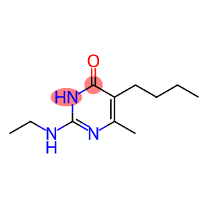 5-Butyl-2-(ethylamino)-6-methyl-4-pyrimidinol (8CI)