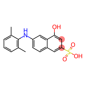 6-[(2,6-dimethylphenyl)amino]-4-hydroxynaphthalene-2-sulphonic acid
