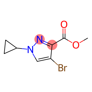 4-bromo-1-cyclopropyl-3-pyrazolecarboxylic acid methyl ester