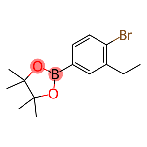 2-(4-bromo-3-ethylphenyl)-4,4,5,5-tetramethyl-1,3,2-dioxaborolane