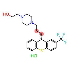 4-(3-(2-trifluoromethylthioxanth-9-ylidene)propyl)-1-piperazineethanodih