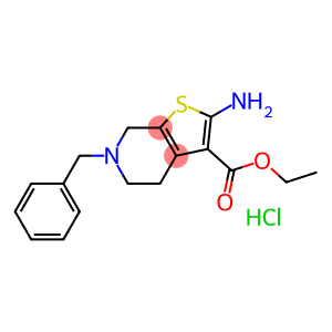 ethyl 2-amino-6-benzyl-4,5,6,7-tetrahydrothieno[2,3-c]pyridine-3-carboxylate hydrochloride