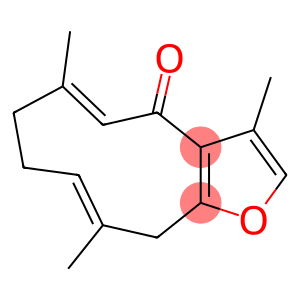 (5E,9E)-8,11-Dihydro-3,6,10-trimethylcyclodeca[b]furan-4(7H)-one