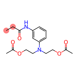 3-propanoylamino-N,N-bis(2-acetoxyethyl)benzenamine