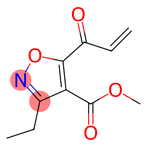 4-Isoxazolecarboxylic acid, 3-ethyl-5-(1-oxo-2-propen-1-yl)-, methyl ester