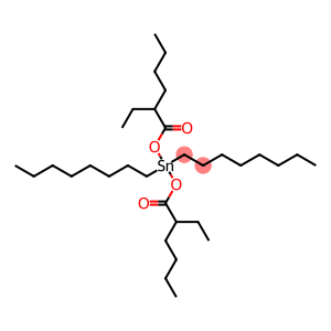 Stannane, bis(2-ethyl-1-oxohexyl)oxydioctyl-