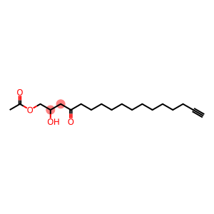 16-Heptadecyn-4-one, 1-(acetyloxy)-2-hydroxy-