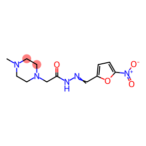 1-Piperazineacetic acid, 4-methyl-, 2-[(5-nitro-2-furanyl)methylene]hydrazide