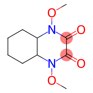 2,3-Quinoxalinedione, octahydro-1,4-dimethoxy-
