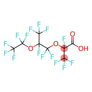 Propanoic acid, 2,3,3,3-tetrafluoro-2-[1,1,2,3,3,3-hexafluoro-2-(1,1,2,2,2-pentafluoroethoxy)propoxy]-