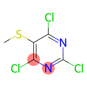 Pyrimidine, 2,4,6-trichloro-5-(methylthio)-