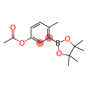 acetic acid [4-methyl-3-(4,4,5,5-tetramethyl-1,3,2-dioxaborolan-2-yl)phenyl] ester
