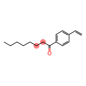 1-(4-ethenylphenyl)octan-1-one