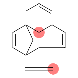 Dicyclopentadiene-ethylene-propylene terpolymer