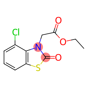 ethyl-4-chloro-2,3-dihydro-2-oxo-1,3-benzothiazol-3-ylacetate