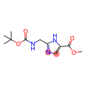 methyl 2-(((tert-butoxycarbonyl)amino)methyl)-1H-imidazole-5-carboxylate