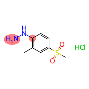 (2-methyl-4-(methylsulfonyl)phenyl)hydrazine hydrochloride