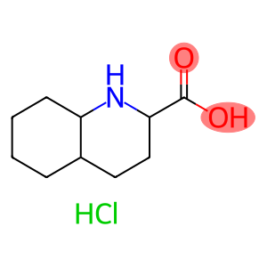 2-Quinolinecarboxylic acid, decahydro-, hydrochloride