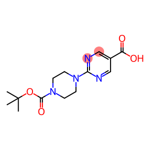 2-(4-(叔丁氧基羰基)哌嗪-1-基)嘧啶-5-羧酸