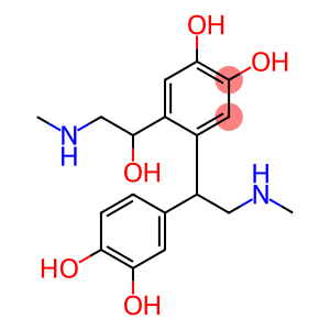 1,2-Benzenediol, 4-[1-(3,4-dihydroxyphenyl)-2-(methylamino)ethyl]-5-[1-hydroxy-2-(methylamino)ethyl]- (9CI)