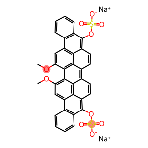 16,17-Dimethoxyanthra[9,1,2-cde]benzo[rst]pentaphene-5,10-diol bis(sulfuric acid sodium) salt