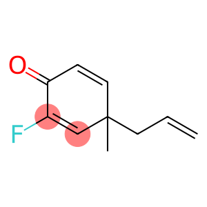 2,5-Cyclohexadien-1-one,  2-fluoro-4-methyl-4-(2-propenyl)-  (9CI)