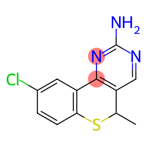 5H-[1]Benzothiopyrano[4,3-d]pyrimidin-2-amine, 9-chloro-5-methyl-