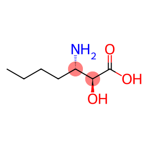 (2S,3S)-3-AMINO-2-HYDROXYHEPTANOIC ACID