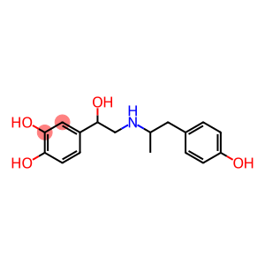 1,2-Benzenediol, 4-[1-hydroxy-2-[[2-(4-hydroxyphenyl)-1-methylethyl]amino]ethyl]-