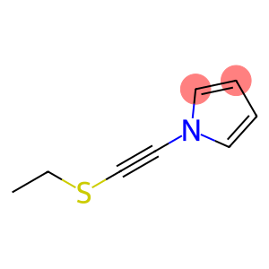 1H-Pyrrole, 1-[(ethylthio)ethynyl]- (9CI)