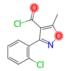 4-异恶唑甲酰氯,3-(邻-氯苯基)-5-甲基-