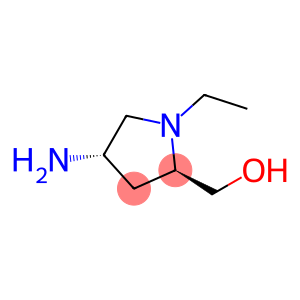 2-Pyrrolidinemethanol, 4-amino-1-ethyl-, (2R,4S)-